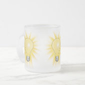 Lichte lamp - De lichten dimmen Matglas Koffiemok (Voorkant links)