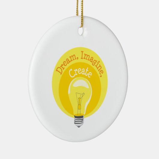 Lichte lamp keramisch ornament (Rechts)