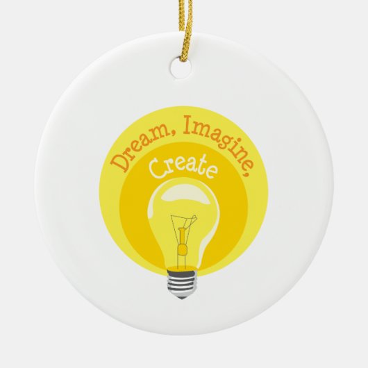 Lichte lamp keramisch ornament (Voorkant)