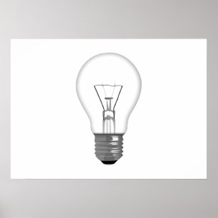 Lichte lamp poster