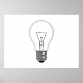 Lichte lamp poster (Voorkant)