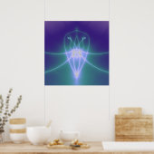 Lichte lamp poster (Keuken)