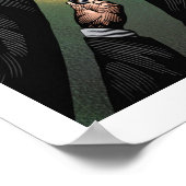 Lichte lamp Poster (Hoek)