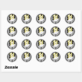 Lichte lamp ronde sticker (Vel)