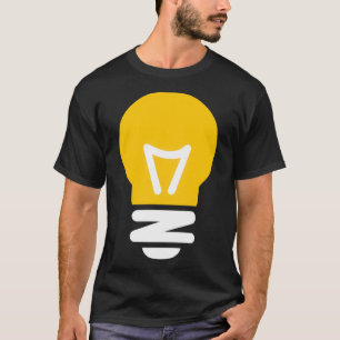 Lichte lamp t-shirt