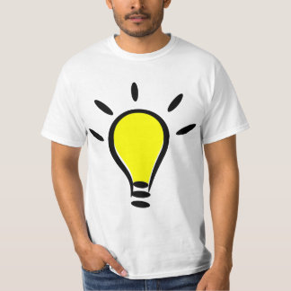 Lichte lamp t-shirt