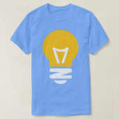 Lichte lamp t-shirt (Design voorkant)