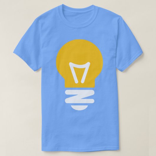 Lichte lamp t-shirt (Design voorkant)