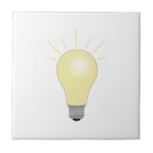 Lichte lamp tegeltje (Voorkant)