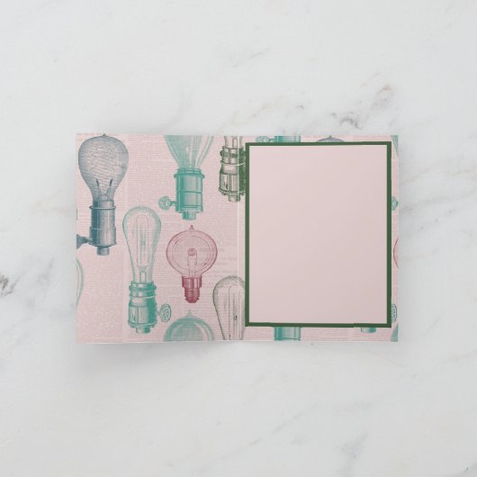 Lichte lampen Architectuurtekening Dagelijks Kaart (Binnen)