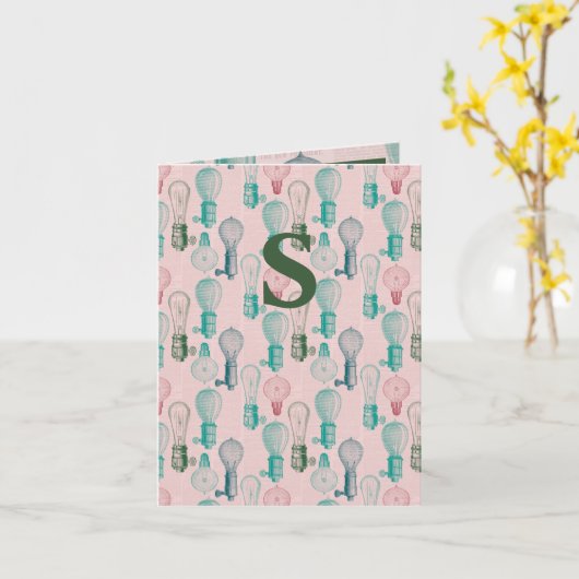 Lichte lampen Architectuurtekening Dagelijks Kaart (Gele Bloem)