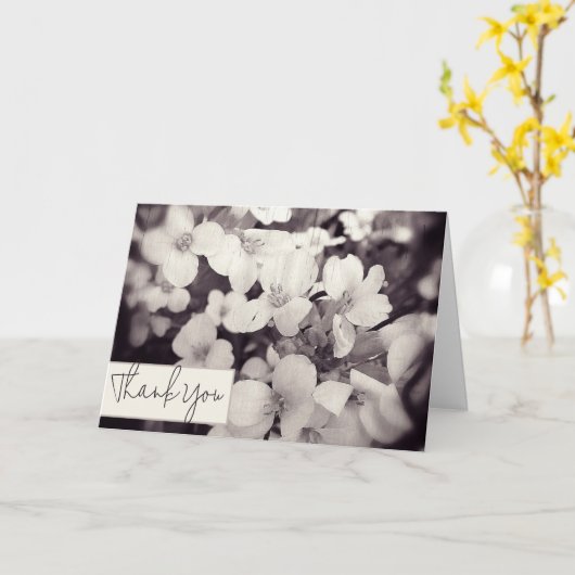 Lichte lavendel-bloesems kaart (Gele Bloem)