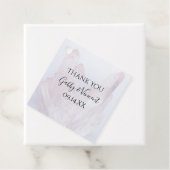 Lichte lavendel Crystals Weddenschap Bedankt Bedankjes Labels (In situ)