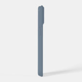 Lichte leisteen Grijs Effen Kleur Telefoon Case iPhone 15 Case (Rechterkant)