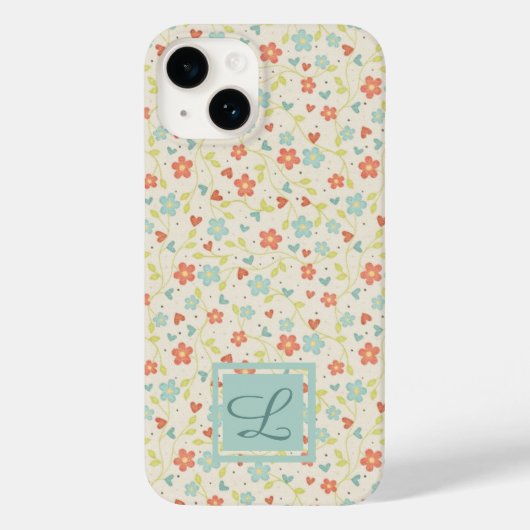 lichte lente Floral Case-Mate iPhone Case (Achterkant)