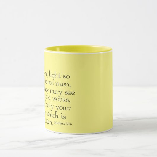 Lichte lichte mok koffie (Midden)