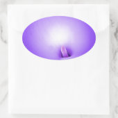 Lichte liefde, Lilie_ Ovale Sticker (Tas)
