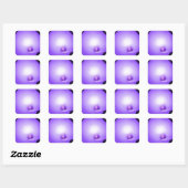 Lichte liefde, Lilie_ Vierkante Sticker (Vel)