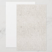 Lichte Linen achtergrond Briefpapier (Voorkant / Achterkant)