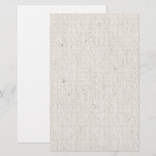 Lichte Linen achtergrond Briefpapier (Voorkant / Achterkant)