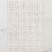 Lichte Linnen Achtergrond Flyer (Achterkant)