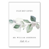 Lichte luchtige Waterverf botanische bruiloft of b Kaart (Voorkant)