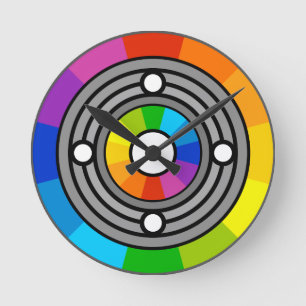 Lichte Machine Ronde Klok