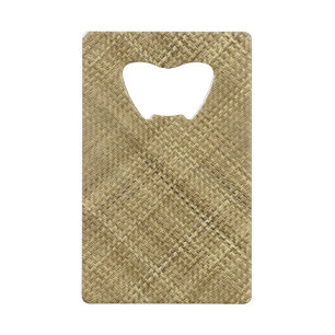 Lichte mand creditkaart flessenopener