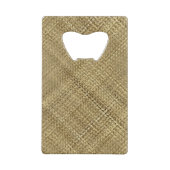 Lichte mand creditkaart flessenopener (Achterkant)