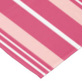 Lichte maroon Stripes Tafelkleed (Gekanteld)