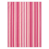 Lichte maroon Stripes Tafelkleed (Voorkant)