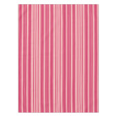 Lichte maroon Stripes Tafelkleed (Voorkant)