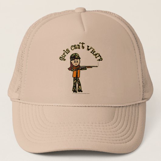 Lichte meisjes jagen trucker pet (Voorkant)
