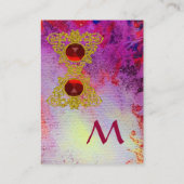 LICHTE MEMORIES MONOGRAM VISITEKAARTJE (Achterkant)