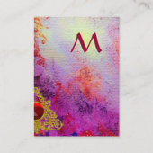 LICHTE MEMORIES MONOGRAM VISITEKAARTJE (Achterkant)