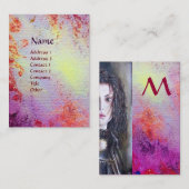 LICHTE MEMORIES MONOGRAM VISITEKAARTJE (Voorkant / Achterkant)