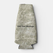 Lichte modder steen textuur fles koeler (Voorkant)