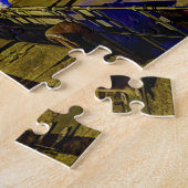 Lichte moonhemd over de rivier de Newcastle Tyne Legpuzzel (Zijkant)