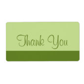 Lichte olijfgroene kleur etiket (Voorkant)