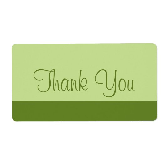 Lichte olijfgroene kleur etiket (Voorkant)