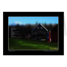 Lichte oplichting op het Poster van het Boerderij 