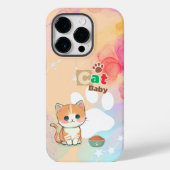 Lichte oranje anime Case-Mate iPhone case (Achterkant)