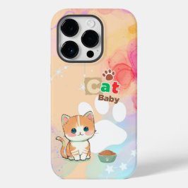 Lichte oranje anime Case-Mate iPhone 14 pro hoesje