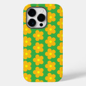 Lichte Oranje bloemen Case-Mate iPhone Case (Achterkant)
