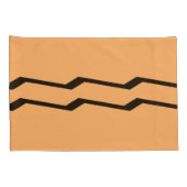 Lichte Oranje Kussensloop ingesteld met meetkundig (Achterkant-Rechts)