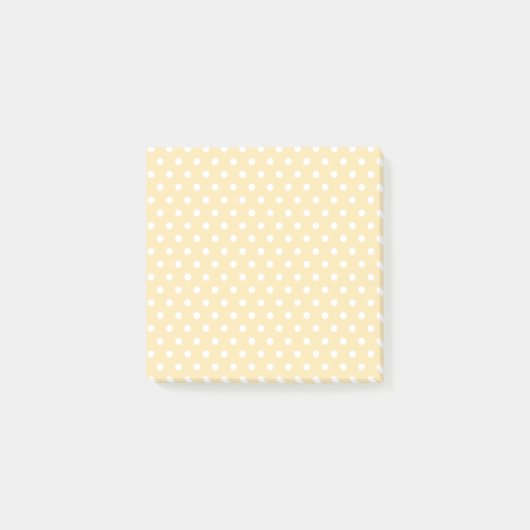Lichte Oranje poka Dots Post-it Notities Post-it® Notes (Voorkant)