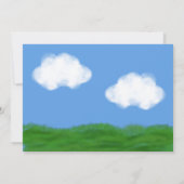 Lichte orrel Brown Horse Birthday Party Kaart (Achterkant)