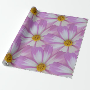 Lichte paarse bloem cadeaupapier