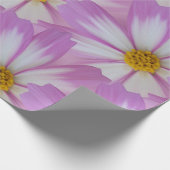 Lichte paarse bloem cadeaupapier (Hoek)