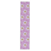 Lichte paarse bloem medium tafelloper (Voorkant)
